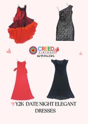 CR3211 Y2K Date Night Elegant Dresses - 8 Pcs