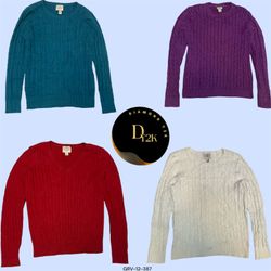 Vintage Y2K Cable Knit Sweater (GRV-12-387)