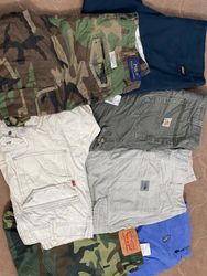 Mixed Branded cargo shorts