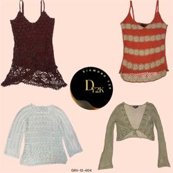 Y2K Crochet Knit Top – Trendy and Stylish (GRV-12-..