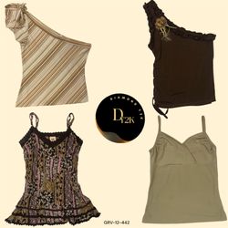 Coco-Inspired Y2K Cami Tops - Timeless Elegance (G..