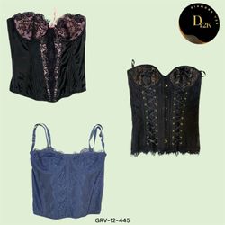 Y2K Vintage Corset Top - Sleek & Stylish (GRV-12-4..