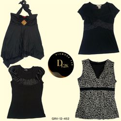 Y2K Black Vintage Tops (GRV-12-452)