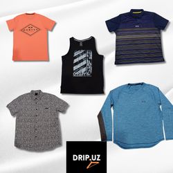 Quiksilver and Oakley Tops Bundle K1101/R10