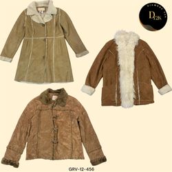 Vintage Y2K Faux Fur Coats – Retro Chic (GRV-12-45..