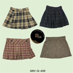 Cozy Y2K Wool Skirts - Vintage Charm for Every Sea..