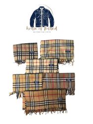 Y2k beige Burberry scarves