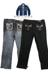 Y2k Beautiful style flare jeans