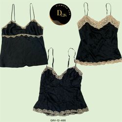 Y2K Lace Slip Cami Tops - Victoria's Secret & More..