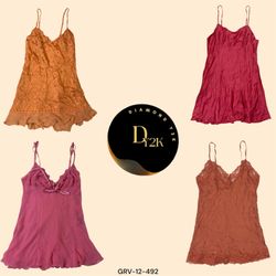 Y2K Mini Slip Dresses - Victoria's Secret & Trendy..