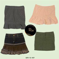 Vintage Y2K Cotton Midi Skirts Collection - chico'..