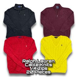 Ralph Lauren Cable Knits and Quarter Zips