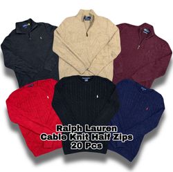 Ralph Lauren Cable Knits and Quarter Zips