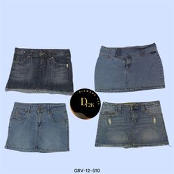 Camicie Mini in Denim Vintage Y2K – Retro Chic (GR..