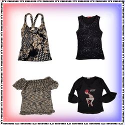 Conjunto de Tops Clásicos Y2K en Descuento (SS-956..