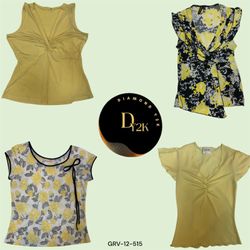 Vintage Y2K Yellow Tops Collection (GRV-12-515)