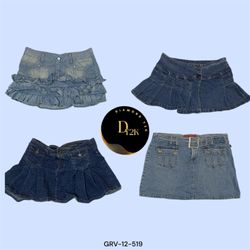 Gonne Mini in Denim Vintage Y2K - Classiche e Tren..