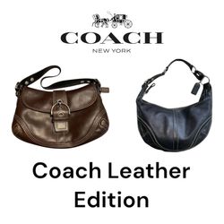 Y2K Coach Leather Bags: 10 Pcs