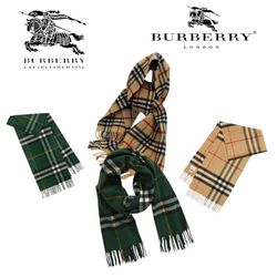 Écharpes Burberry – Cachemire/Virgule véritable Y2..