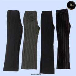 Retro Y2K Flare Pants for Women - Office Ready (GR..