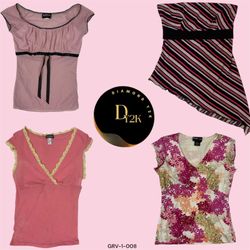 Y2K Style: Chic Pink Tops for Every Occasion (GRV-..