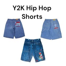 Y2K Hip Hop Shorts: 5 Pz