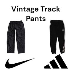 Nike Adidas Reebok Branded Track Pants: 10 Pcs