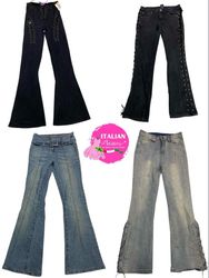 Grunge Laceup y2k jeans mix