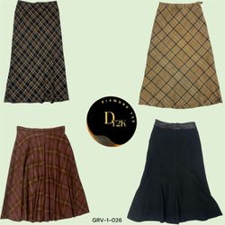 Classic Y2K Wool Skirts - Timeless Style (GRV-1-02..