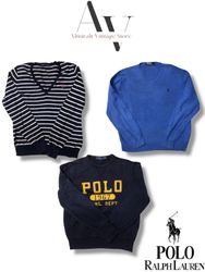 Polo ralph lauren crew and V neck sweatshirts 12 p..