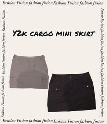 Y2k cargo mini skirt (FF-430)
