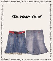 Jupe en denim Y2K Marques : Misssixty - Tommyhilfi..