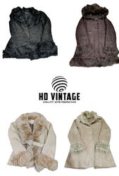 HD606 Damen Y2K Afghan-Mäntel - 10 Stück