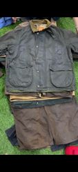 Barbour style wax jacket