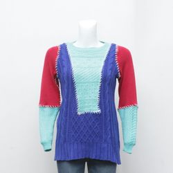 Rework Patchwork Ladies Sweater