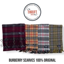 Burberry Scarves 100% Authentic Cashmere/Wool 15PC..