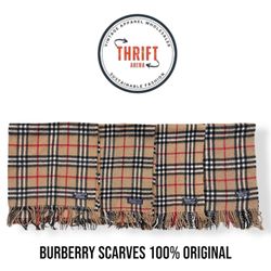 TR638 Burberry Beige Scarves Cashmere/Wool 10PCs