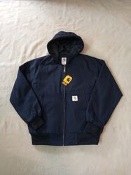 Carhartt Marineblaue Rework Style Kapuzenjacken 25..