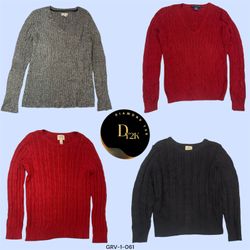 y2k Cable Net Sweater - Ralph Lauren & More (GRV-1..