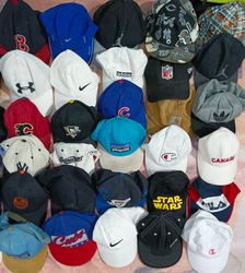 BRANDED CAPS 55PCS