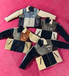 Rework style stussy corduroy  detroit patchwork ja..