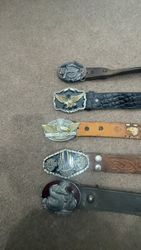 5x Harley Davidson vintage  belts [exact bundle]