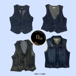 Y2K Denim Vest Collection - Wet Seal & More (GRV-1..