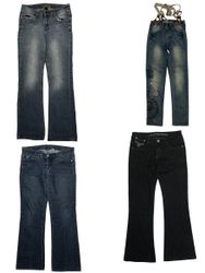 Branded flared and skinny jeans S-850