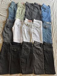 True Religion pants 15 pieces