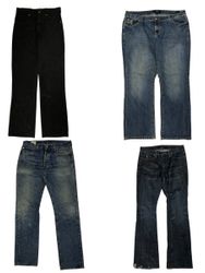 Branded skinny and flared jeans S-854