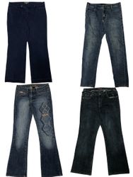 Branded skinny and flared jeans S-852