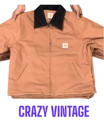 Carhartt rework style beige jacket