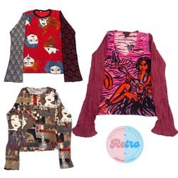 Y2K Graphic Ruby Styled Women Tops: 10 Pcs (B3)