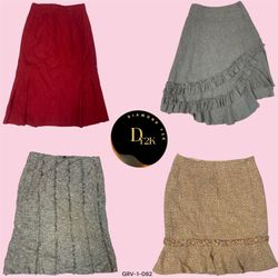 Y2K Vintage Wool Skirt Collection (GRV-1-082)